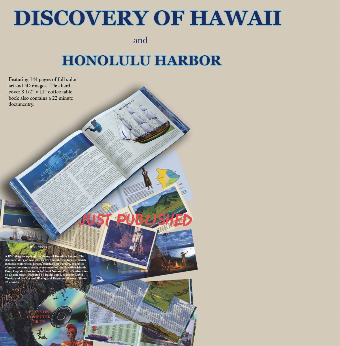 Discovery of Hawaii and Honolulu Harbor book